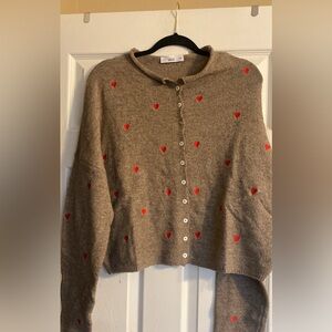 Shop talulah isla cardigan sz m new